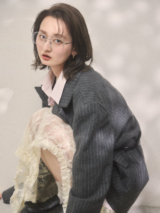 空気を含んだ柔らかなミディ