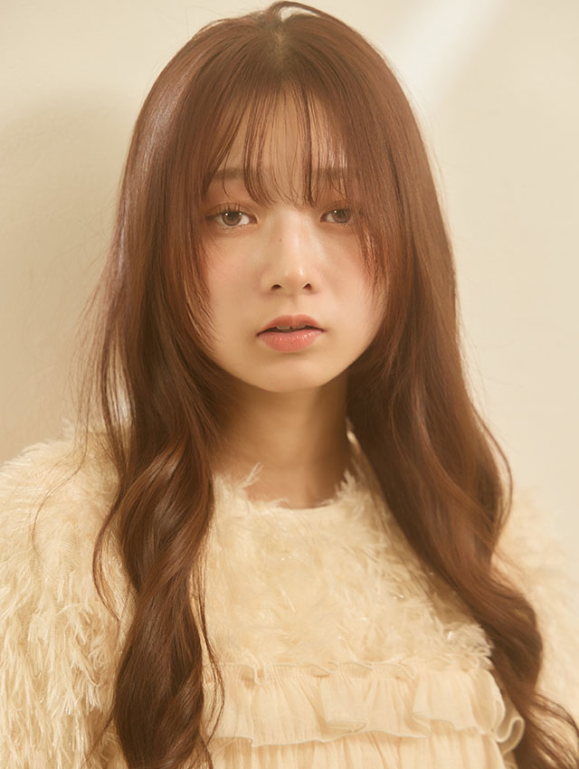 大人可愛いナチュラルロング